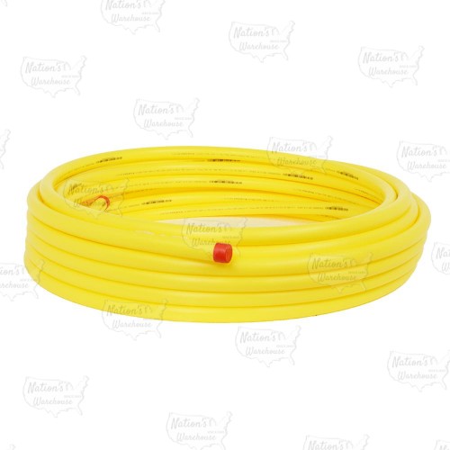 3/4" IPS x 100ft Yellow PE Gas Pipe for Underground Use, SDR-11