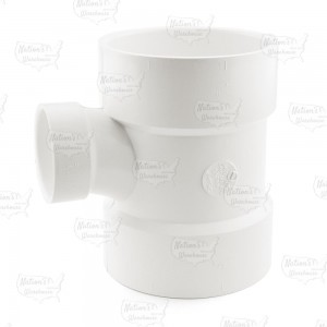 4" x 4" x 2" PVC DWV Sanitary Tee