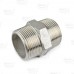 1-1/4" 304 Stainless Steel Hex Pipe Nipple, MNPT threaded