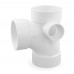 4" PVC DWV Sanitary Tee w/ 2" Right Side Inlet