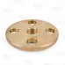 1/2" FPT Brass Floor Flange, Lead-Free