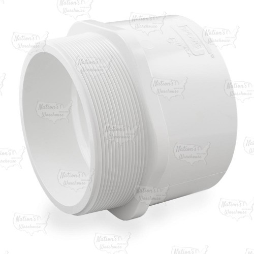 6" PVC (Sch. 40) MIP x Socket Adapter