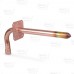 1/2" Female Sweat Copper Stub Out Elbow w/ Ear, 3.5" x 8"