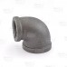 1-1/4" x 1" Black 90° Elbow (Imported)