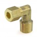 1/4" OD x 1/4" MIP Threaded Compression Elbow, Lead-Free