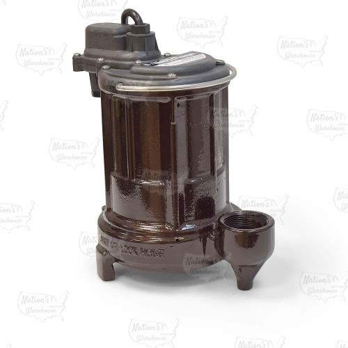 Manual Sump/Effluent Pump 50' cord, 1/3HP, 115V