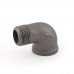 1" Black 90° Street Elbow (Imported)