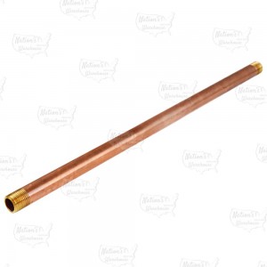 1/2" x 18" Brass Pipe Nipple