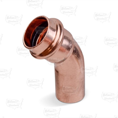 3/4" Press Copper 45° Street Elbow, Imported