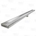 48" long, StreamLine Stainless Steel Linear Shower Pan Drain w/ Tile-in Strainer, 2" PVC Hub