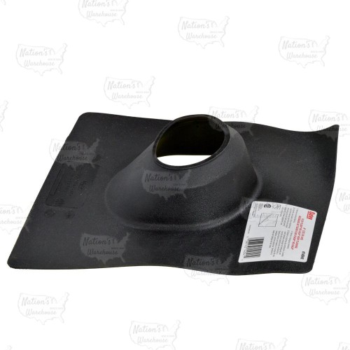 4" Pipe, Flex-Flash No-Calk Pitched Roof Flashing, 11.5" x 14" base