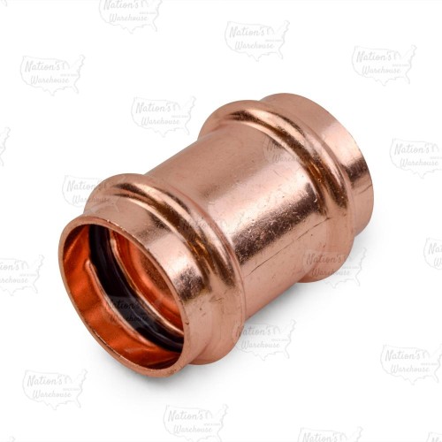 1" Press Copper Slip Coupling, Imported