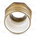 2" PVC x 2" MIP (Male Threaded) Brass Adapter, Lead-Free