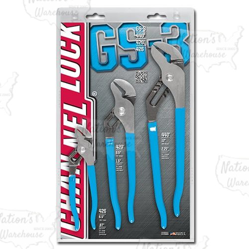 Straight Jaw Tongue and Groove Pliers Gift Set (includes 6.5” 426, 9.5” 420 and 12” 440 models)