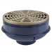 QuadDrain Round Floor Drain w/ Nickel Bronze Strainer & Ring, PVC 2" Hub x 3" Inside Fit