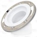 3" Hub x 4" Inside Fit, 45° Offset PVC Closet Flange w/ St. Steel Ring