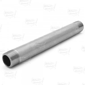 3/4" x 10" Stainless Steel Pipe Nipple