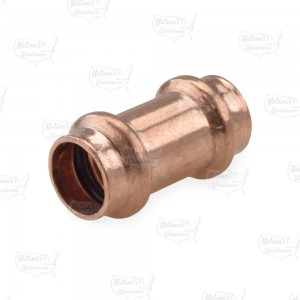 1/2" Press Copper Coupling, Made in the USA