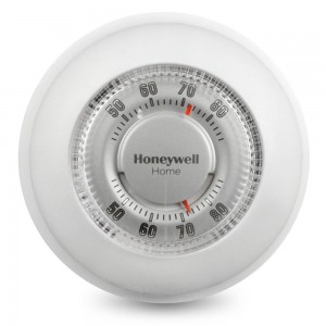 Round Mechanical Thermostat, Heat Only