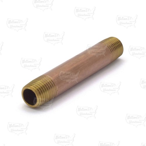 Everhot RB-014X3 1/4" x 3" Brass Pipe Nipple