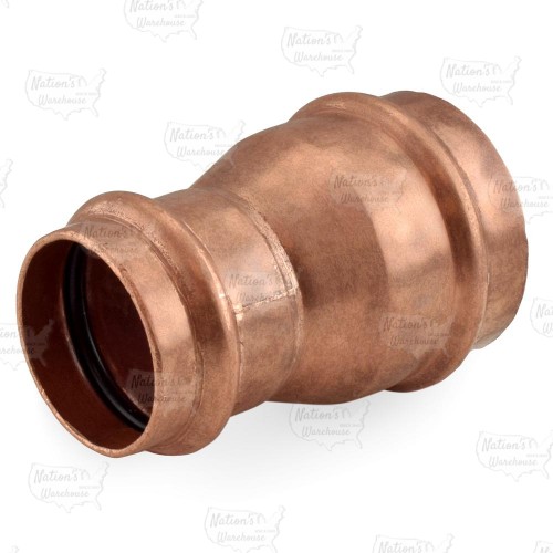 2" x 1-1/2" Press Copper Reducing Coupling