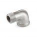 3/4" 304 Stainless Steel 90° Street Elbow, MNPT x FNPT threaded