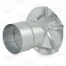 5" Galvanized Rain Cap (Shanty Cap), 26 GA..