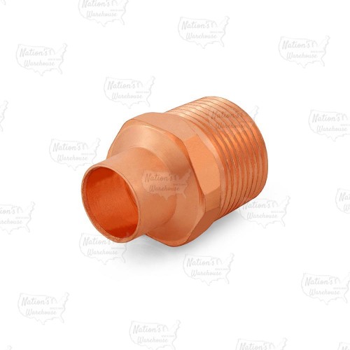 1/2" Copper x 3/4" Male Threaded Adapter