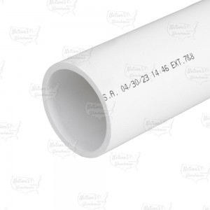 3" x 5ft PVC Pipe, FoamCore DWV, Sch40