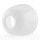 1-1/4" Tubular White Plastic Deep Escutcheon