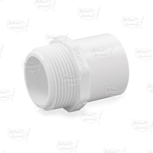 1-1/4" PVC (Sch. 40) MIP x Spigot Adapter