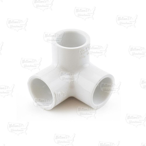 1/2" PVC (Sch. 40) 90° Elbow w/ Side Outlet