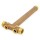 1-1/4" MPT x 13" Solid Brass Well Tank Tee (Lead-Free)