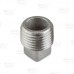 1/2" 304 Stainless Steel Square Head Plug, MNPT threaded