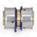 3/4" PEX x 3/4" PEX Press Coupling, Lead-Free Bronze