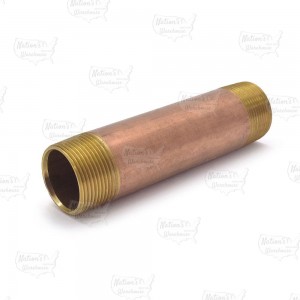 Everhot RB-114X6 1-1/4" x 6" Brass Pipe Nipple