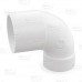 3" x 4" PVC DWV 90° Reducing Elbow (Closet Bend), Socket x Spigot