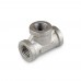 1/4" 304 Stainless Steel Tee, FNPT threaded