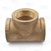 1-1/2" FPT Brass Tee, Lead-Free