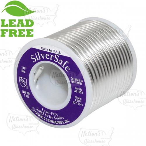 SilverSafe Lead-Free Solder, 1lb spool