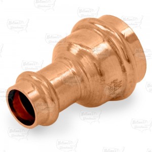 1" x 1/2" Press Copper Reducing Coupling, Imported