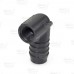 1" Barbed Insert x 1/2" Female NPT 90° PVC Reducing Elbow, Sch 40, Gray