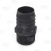 1-1/2" Barbed Insert x 1-1/4" Male NPT Threaded PVC Reducing Adapter, Sch 40, Gray