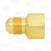 3/8" Flare x 3/8" Female NPT Threaded Brass Adapter