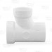 2" x 2" x 1-1/2" PVC DWV Sanitary Street Tee (Spigot x Socket x Socket)