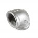 1-1/4" 304 Stainless Steel 90° Elbow, FNPT threaded