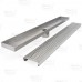 26" long, StreamLine Stainless Steel Linear Shower Pan Drain w/ Square Holes Strainer, 2" PVC Hub