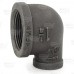 1-1/4" x 1/2" Black 90° Elbow (Imported)