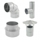 Single Wall Galvanized Chimney Vent Pipe & Fittings