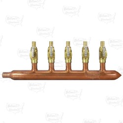 Product Overview: Sioux Chief 672XV0590 5‑Branch Closed Copper Manifold